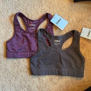 Set of 2, NWT Oalka sports bras, XS